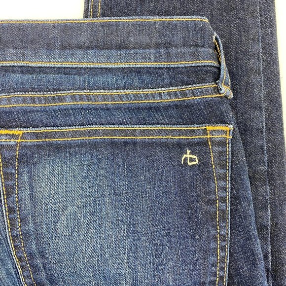 rag & bone Blue Cropped Jeans | Made in United States - Picture 6 of 6